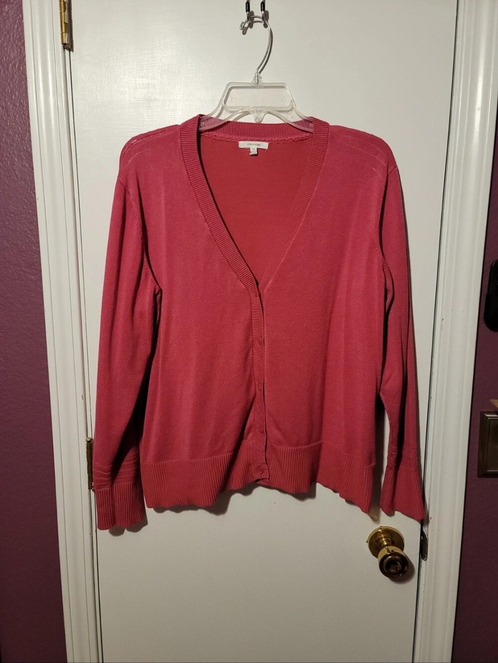 XXL Maurices Pink Cardigan